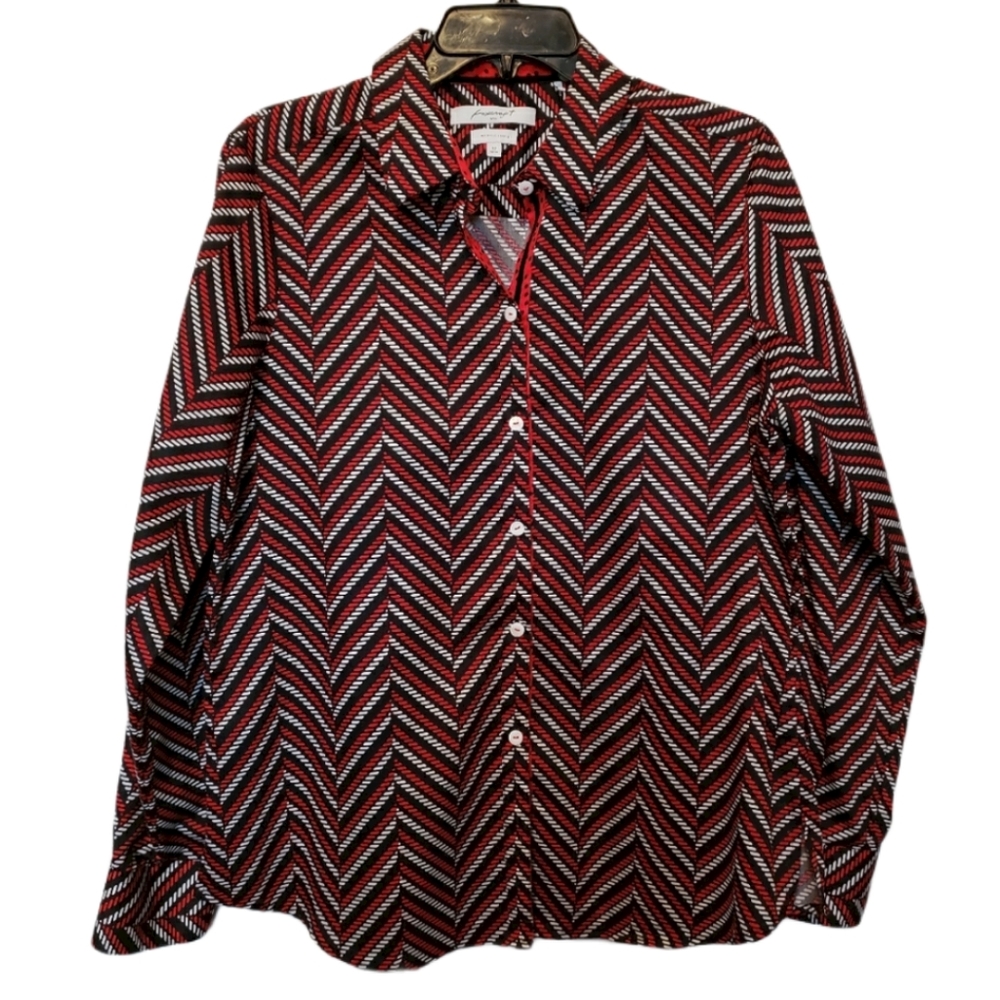 Foxcroft wrinkle free button up blouse - sz 12. Beautiful!